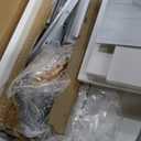 Yongchuang White Makeup Vanity with Drawers and Cabinet, Vanity Desk with Mirror and Lights Dressing Table for Bedroom