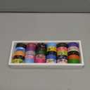 Icceemee 30 Rolls Colorful Theme Washi Tape Set with Different Colorful Patterns, Writable Decorative Tapes for Scrapbooking, Junk Journal Supplies, Bullet Journaling, 0.6'' x 79'' Per Roll