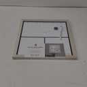 U Brands Rustic Weekly Dry Erase Planner Board, 14 x 14 Inches, Office Supplies, White Wood Frame