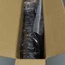 HuggieGems 4 Tier Floor Standing Corner Shower Caddy Organizer Shelf with Hooks, Bathroom Shelves Stand Rack, Black