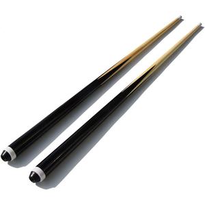 36" Hardwood Billiard/Pool House Cue Stick - Set of 2, Shorty Cues 1