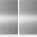 Gisafai 2 Pcs Stainless Steel Hand Dryer Wall Splash Guard 24 x 16 Inch Wall Splash Guard Backsplash Protector Panel with Ultra Strength Adhesive for Bathroom, Kitchen, Restroom