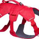 Ruffwear, Web Master, Multi-Use Support Dog Harness, Hiking and Trail Running, Service and Working, Everyday Wear, Red Canyon, Large/X-Large