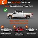 Upgraded Mud Flaps Fit for Ford F150 2026 2025 2024 2023 2022 2021, Mud Flaps for Pickup Trucks Splash Guard Compatible with 2025 Ford F150 Accessories, No Drilling Mud Gards Mudflaps, Set of 4
