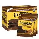 Honey Stinger Organic Peanut Butter Chocolate Waffle, Energy Stroopwafel for Exercise, Endurance and Performance, Sports Nutrition for Home & Gym, Pre & During Workout, 16.96 Ounces (Pack of 16) (EXP 09/23/26)