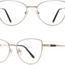 RB. Pilot Retro Cateye Reading Glasses for Women Blue Light Blocking Computer Glasses Spring Hinge Readers