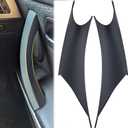 2 PCS Door Handle Covers Fit for BMW, Interior Pull Handles Cover, Inside Door Inner Pull Handle, Compatible with BMW 3 Series 4 Series F30/F31/F32/F33/F36/F80/F82/F83 (Left Front+Right Front, Black)