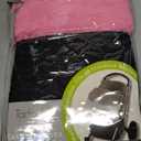 Tadpoles Quilted Stroller & Car Seat Cover - Black & Pink | 27" x 20" x 2" | Made of 100% Super Soft Microfiber Polyester | Warm, Gentle & Durable | Ideal for Use as a Stroller Cover & Car Seat Cover (Light Grey)