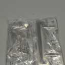 Landhoow 4 Pcs 3 x 7'' Door Latch Guard Plate Cover Stainless Steel Door Security Strike Latch Protector, Against Forced Entry Easy to Install for Home and Commercial (Reinforcement Ribs Style,Silver)