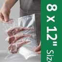 Syntus 200 Count Vacuum Sealer Bags Quart 8 x 12 inch for Seal a Meal, Commercial Grade BPA Free Heavy Duty Precut Seal Bags, Food Vac Bags for Storage, Meal Prep or Sous Vide