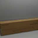 Fun Memories Floating Shelves for Wall 36 Inches, Wood Shelves with Invisible Bracket, 10" Deep Shelves Wall Mounted, Large Wood Floating Shelves for Living Room Bathroom, Black, Set of 2