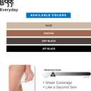 L'eggs Everyday Control Top Sheer Toe Pantyhose for All Day Comfort, 100% Nylon (Queen)