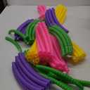 Vinsot Toy Hoop Detachable Plastic Hoops Exercise Equipment Toy Adjustable Rings for Sports Playing Party Game Dance Pet Training