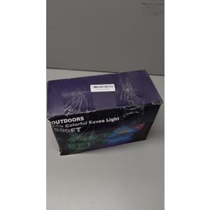 500FT Permanent Outdoor Lights Waterproof with Smart App Control Remote, DIY Scene Modes, Music Sync hronization, Eaves Lights for Garden Decor, Deck, Christmas