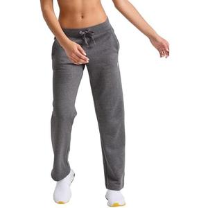 Champion Women's Open-Bottom Fleece Sweatpants, Standard Fit, Midweight, Medium