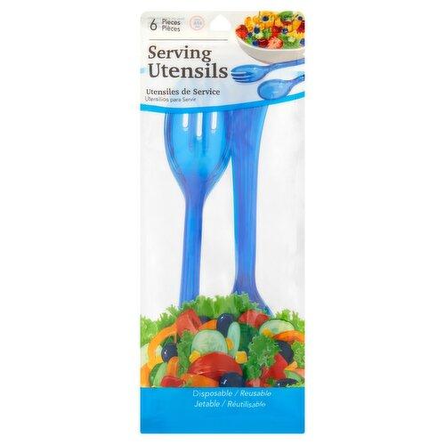 CULINARY ELEMENTS SERVING UTENSILS 6 pieces