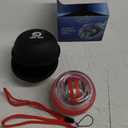 Wrist Trainer Ball Auto-Start Gyroscopic Forearm Exerciser Gyro Ball for Strengthen Arms, Fingers, Bones and Muscles (Red with LED light)