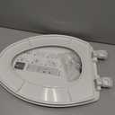 Bemis 7300SLEC Slow Close Toilet Seat, Easy Clean Hinges and Durable Plastic Seat, Made in USA, Elongated, White