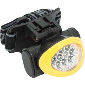 Headlamp LED 10 Light : 3 Mode : Batteries Included