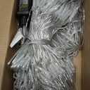 PLASUPPY Net Lights Christmas Outdoor, 360 LED 12ft x 5ft Mesh Lights with 8 Modes Remote, Waterproof Net Christmas Bush Lights Outdoor for Yard, Shrubs, Porch, Decorations（(Muti-Color)）