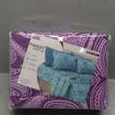 LUX Dcor Paisley Queen Sheet Set, 6 PC Soft Microfiber Wrinkle Free Sheets - Luxurious Printed Bed Sheets Includes Flat Sheet, Fitted Sheet with Deep Pockets, & 4 Pillowcases - Purple