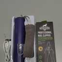 Whisper Quiet Dog Nail Grinder with LED Light, Safe & Stress-Free for Sensitive Dogs of All Breeds & Sizes, 3 Grinding Bits, 3-Speed, Pet Nail Trimmers, Rechargeable Painless Grooming Kit Blue