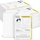 Sayglossy 100 Pack Key Drop off Envelopes 6" x 9" Open End After Hours Key Envelopes Auto Shop Repair Service Keys Drop Envelope Drops Box Envelope for Overnight or Early Birds