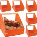 6 Pack Chicken Nesting Boxes for Laying Eggs for Hens Ducks and Poultry, Orange