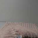 BEDELITE Fleece Throw Blanket for Couch  3D Ribbed Jacquard Soft and Warm Decorative Fuzzy Blanket  Cozy, Fluffy, Plush Lightweight Pink Throw Blankets for Bed, Sofa, 50x60 inches