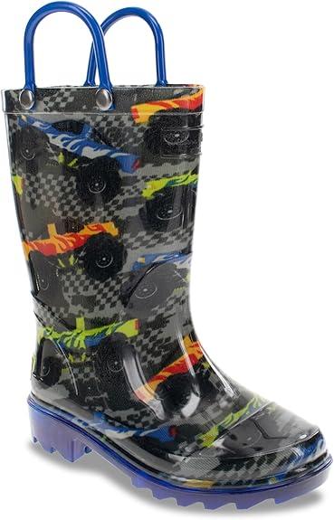 Western Chief Drag Race Lighted Boots Kid's Size 1