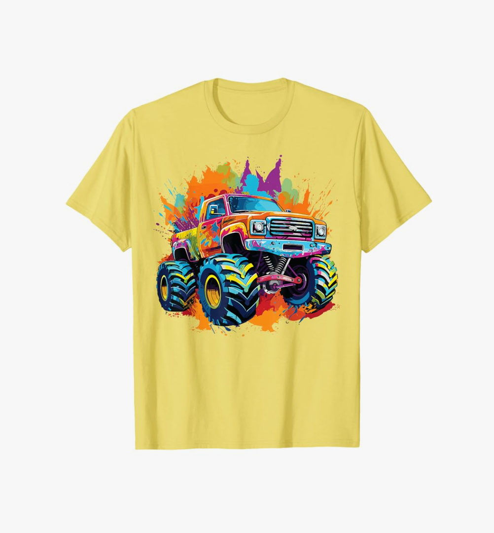 Monster Truck for toddlers Youth & Adults T-Shirt L