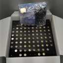 Qcity Champagne Gold Shimmer Wall Backdrop 36PCS, Black Back Not See-Through Design, Square Sequin Glitter Backdrop Panel, Perfect for Outdoor Events, Birthdays, Wedding and Party Decoration