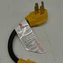 14-50P to 6-20/15R or 5-20/15R RV EV Adapter Cord Compatible with NEMA 50 Amp 4 Prong 240V to 20/15 Amp 3 Prong 240V 6-20/15R or 5-20/15R T Blade for EV Charger HVAC 12 AWG 1FT