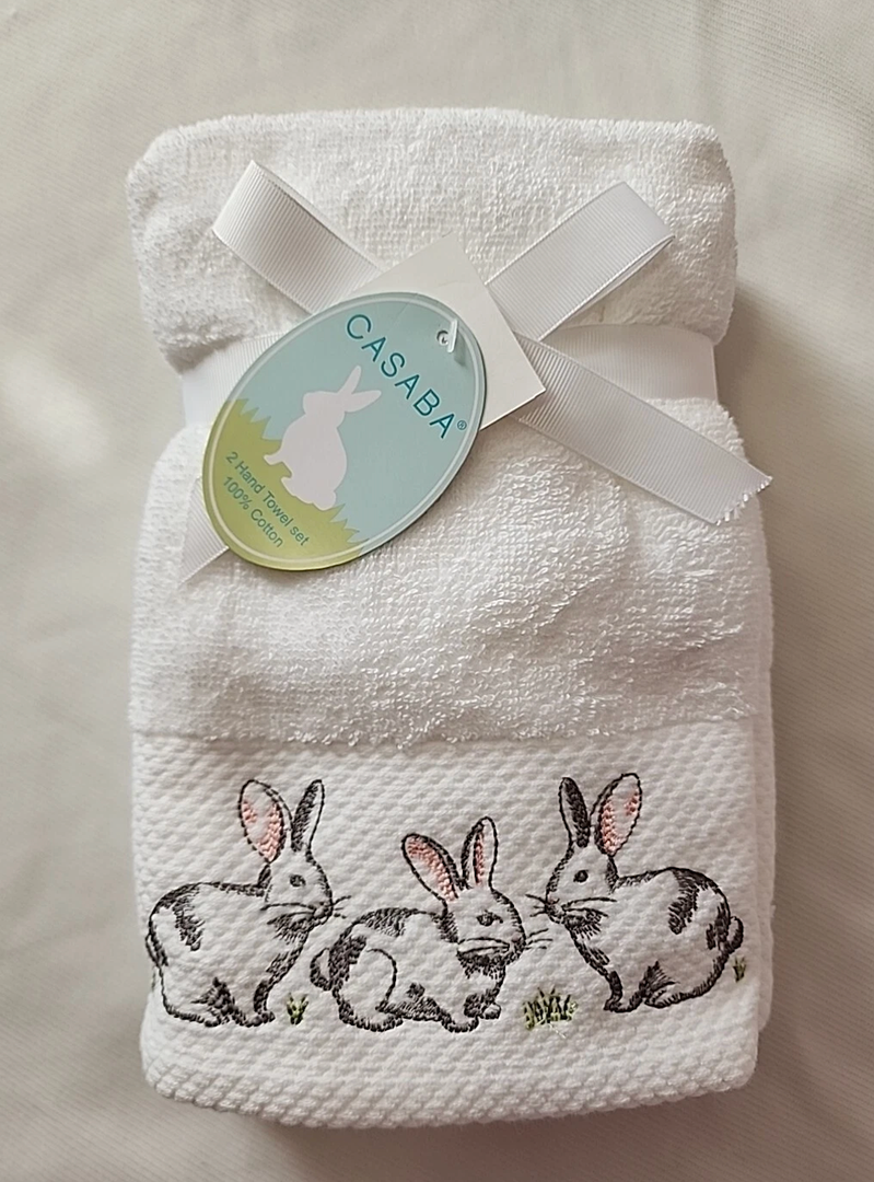 Casaba Easter Hand Towels, Pack of 2