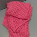 ANRABESS Women Swimsuit Swim Crochet Cover Up Knit Bathing Suit Swimwear 2026 Summer Bodycon Beach Dress Vacation Clothes (Small, Rose)