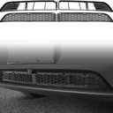 Black Grille Mesh Inserts for 2025-2026 Tesla Model Y Juniper (Refresh) - Front Bumper Air Inlet Vent Cover for Premium Version - Compatible with AWD/LR (Not Fit Standard/Performance)