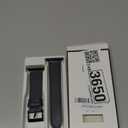 OUHENG Leather Bands Compatible with Apple Watch Band 49mm/46mm/45mm/44mm/42mm, Genuine Leather Strap for iWatch Series 11/10/9/8/7/6/5/4/3/2/1 & Ultra 3/2/1 & SE3 SE2 SE, Dark Gray/Black