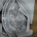 LEDIARY Caged Ceiling Fan with Light, Flush Mount Fandalier with Remote, Medium