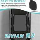 BestEvMod Foldable Roof Sunshade for 2027 2026 Rivian R2 (Black)