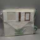 StorageWorks 2-Pack Bed Sheet Organizers and Storage, Foldable Bedsheet Holder for Linen Closet, Bedding Container with Handle, Beige, 15" D x 12"W x 10" H (31L)