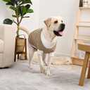 Dog Sweater for Large Dogs Argyle Cable Knit Turtleneck Pullover Winter Clothes Boys Girls Stretch Golden Retriever Labrador Bulldog Pitbull Doberman Pet (XXL, Brown)