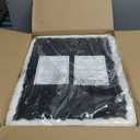 Greenstell Vanity Stool Chair Faux Fur with Storage, 15.7"L x 11.8"W x 19.4"H Soft Ottoman 4 Metal Legs with Anti-Slip Feet, Furry Padded Seat, Modern Multifunctional Chairs for Makeup, Bedroom White