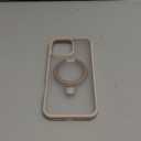 TORRAS Desert Titanium for iPhone 16 Pro Max Case, [Military Grade Drop Tested][Fit for MagSafe] [Built-in Stand] Translucent Slim Soft Edge Case for iPhone 16 Pro Max 6.9" 2024, Rose Gold