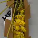Artificial Daisy Flowers 6 Bundles 21 Faux Silk Daisy Flowers with Stems for Home Garden Vase Dcor (Yellow)