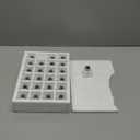 Juvale Set of 24 Mini Salt and Pepper Shakers (Glass and Stainless Steel, 0.5 oz)