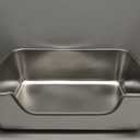 Stainless Steel Cat Litter Box XL for Big Cats, High-Sided Design Prevents Urine Leakage, Non-Stick, Easy to Clean, Includes Scoop, Gray