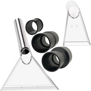 TunaMax Universal Work with All Shop Vacs Clear Extractor Attachment with 1-1/4" & 1-7/8" & 2-1/2" Adapters for Upholstery & Carpet Cleaning & Auto Detailing