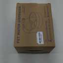 67OZ Automatic Dog Water Dispenser Patented Dog Water Bowl Dispenser Fits 3/4'' GHT Faucet Automatic Water Dispenser for Dogs Cats Chicken Waterer Outdoor Waterer Bowl Include 5Ft Water Hose