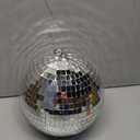 Alytimes Mirror Disco Ball - 8-Inch Cool and Fun Silver Hanging Party Disco Ball Big Party Decorations, Party Design