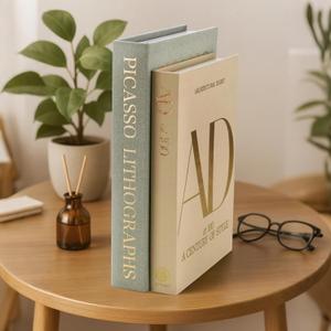 Decorative Books for Home Decor - Coffee Table Books Faux/Fake - Aesthetic Home Room Decor for Shelf Living Room Mantle TV Stand Entryway Office - Decorations for Home